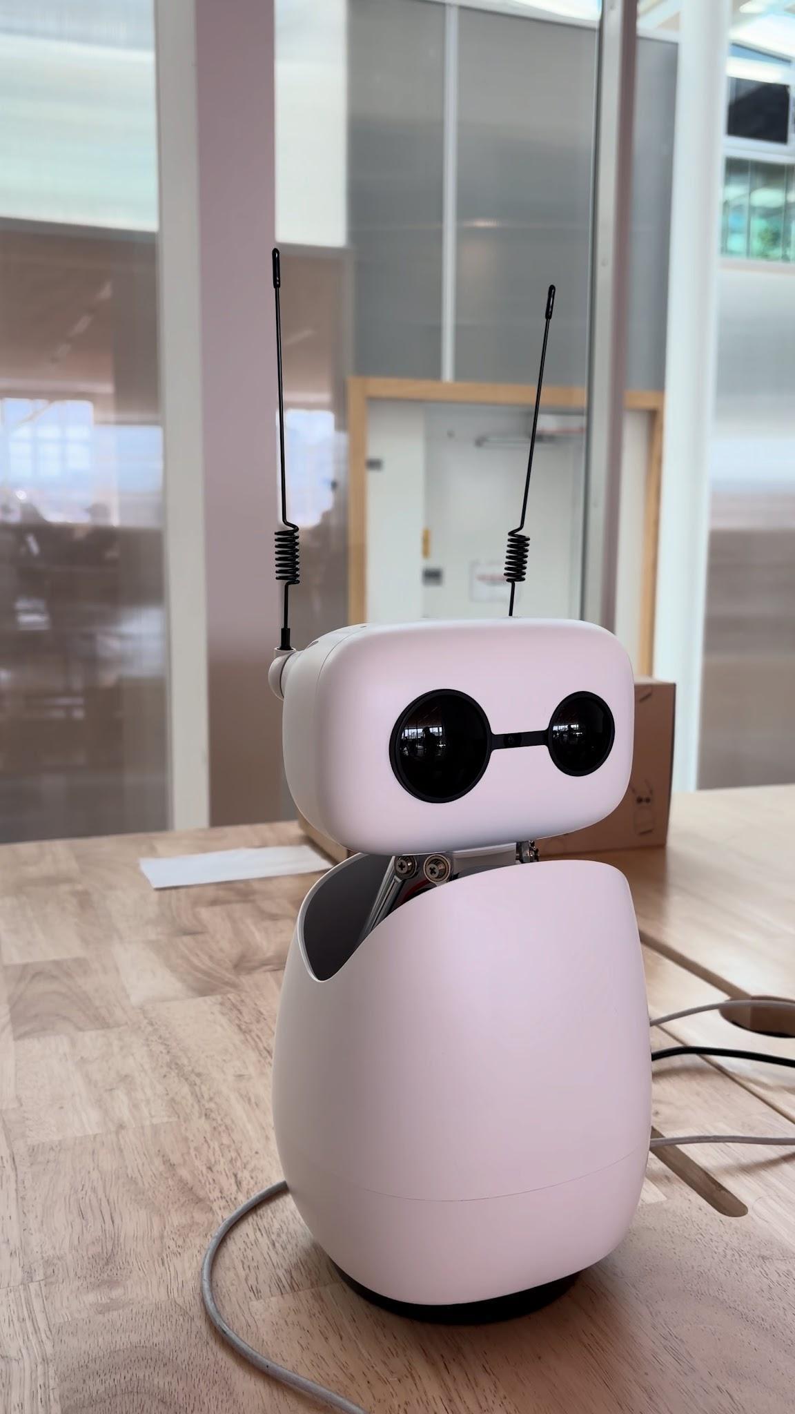 Humanoid robot at an event
